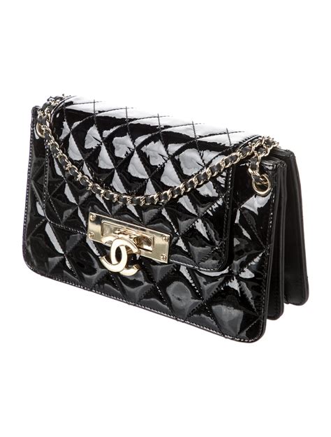 chanel accordion patent bag|CHANEL Patent Golden Class Accordion Flap Bag Dark Grey .